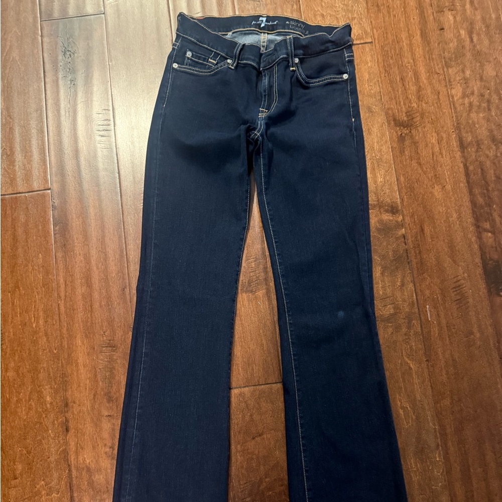 Womens 7 for all mankind skinny bootcut jeans.